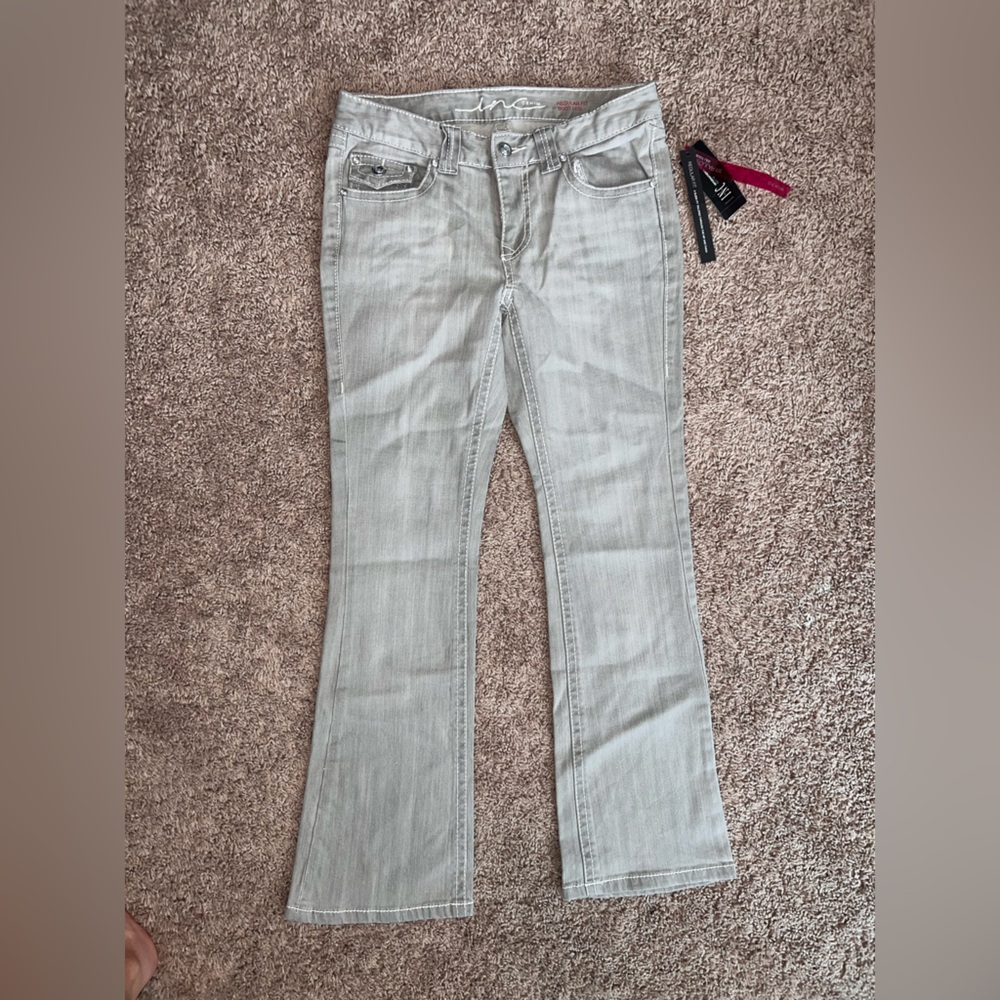 Inc denim flare jeans petite size 6
